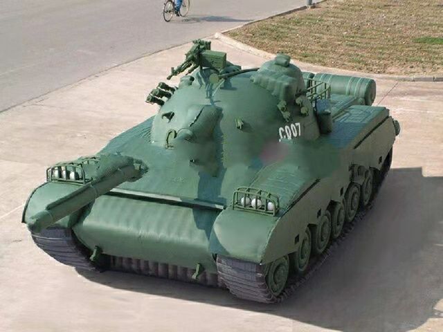 马鞍山充气坦克战车